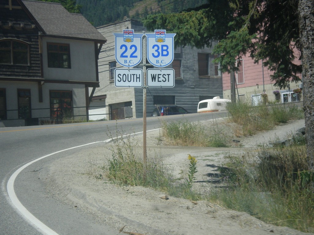 BC-3B West/BC-22 South - Rossland