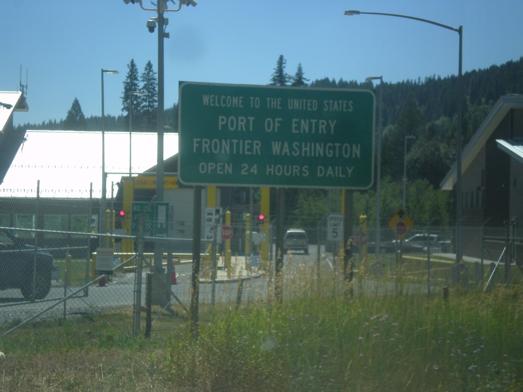 WA-25 South - Welcome To The United States