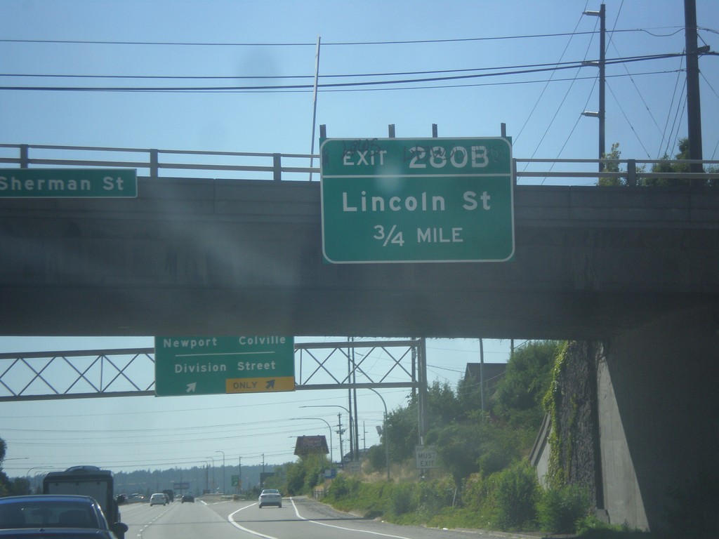 I-90 West Approaching Exit 280B