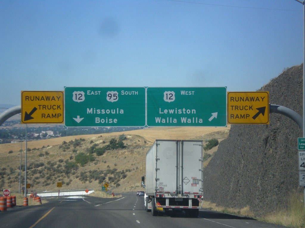 US-95 South at US-12