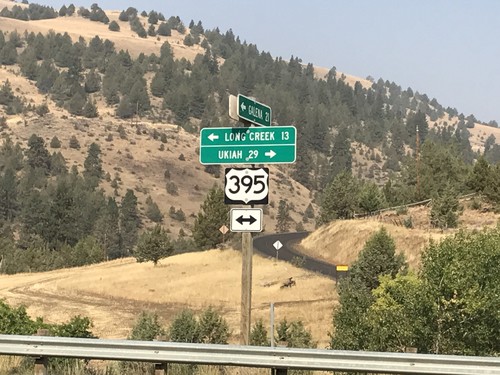 Middle Fork John Day River Road at US-395