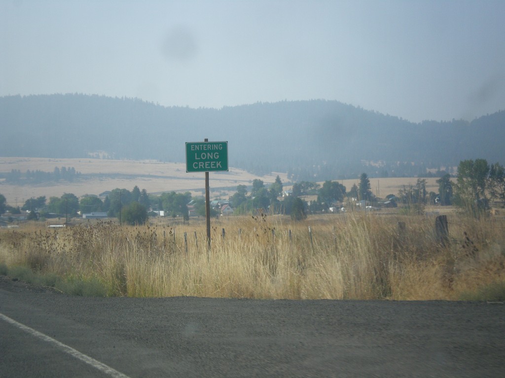 US-395 South - Entering Long Creek