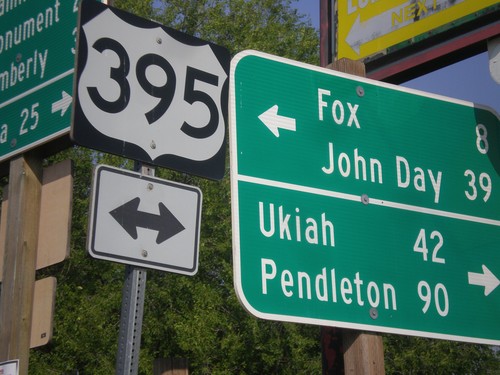 East Main St. at US-395/OR-402 in Long Creek