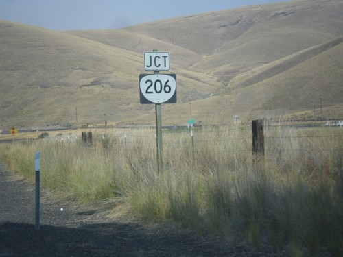 OR-207 North Approaching OR-206