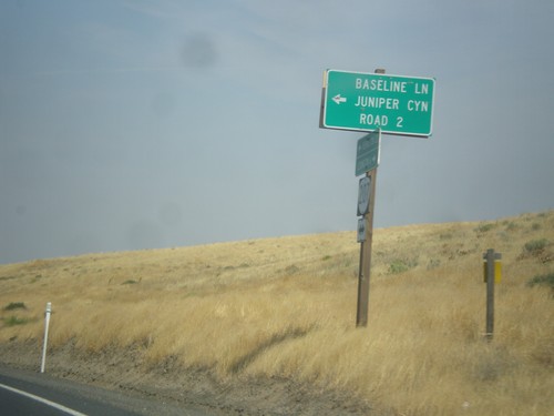 OR-207 North at Baseline Lane