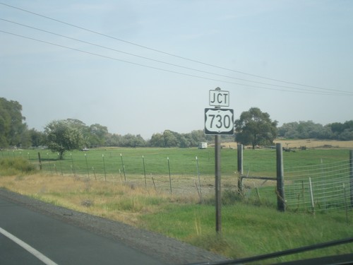 OR-207 North Approaching US-730