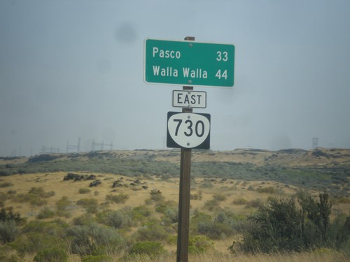 US-730 East - Distance Marker (Signed as OR-730)