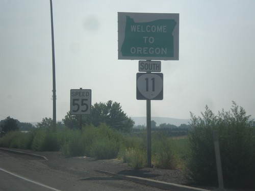 OR-11 South - Welcome To Oregon