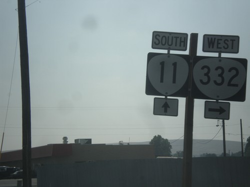 OR-11 South at OR-332