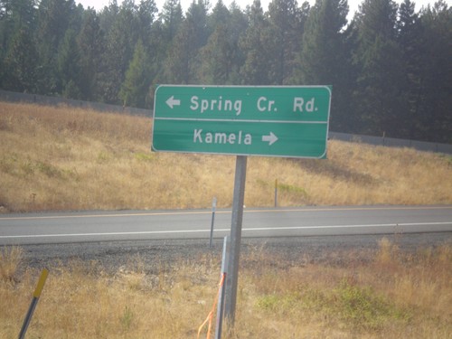 I-84 West (Exit 248) Offramp at Spring Creek Road