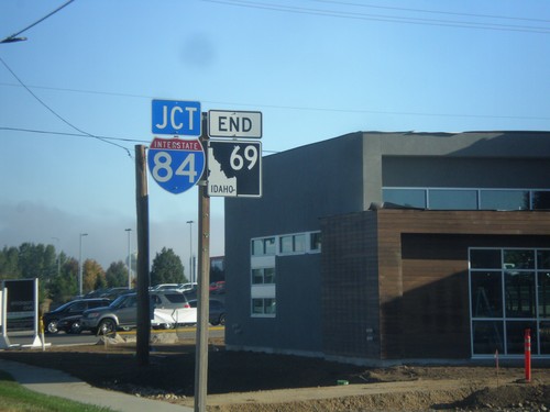 End ID-69 Approaching I-84