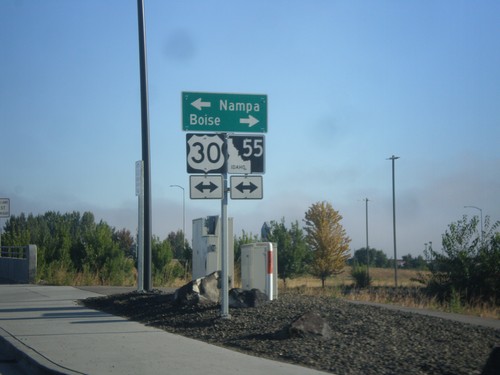 End ID-69 North at I-84/US-30/ID-55