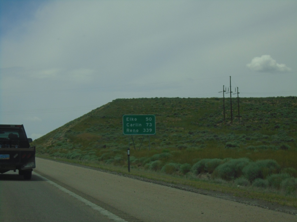 I-80 West - Distance Marker