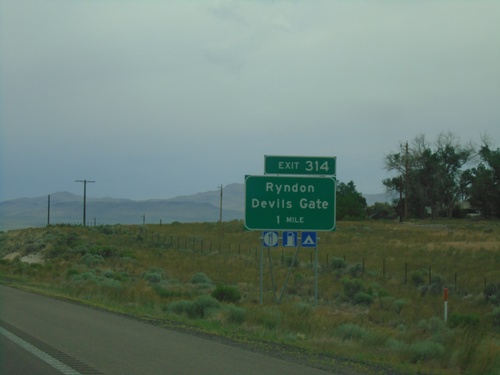 I-80 West - Exit 314