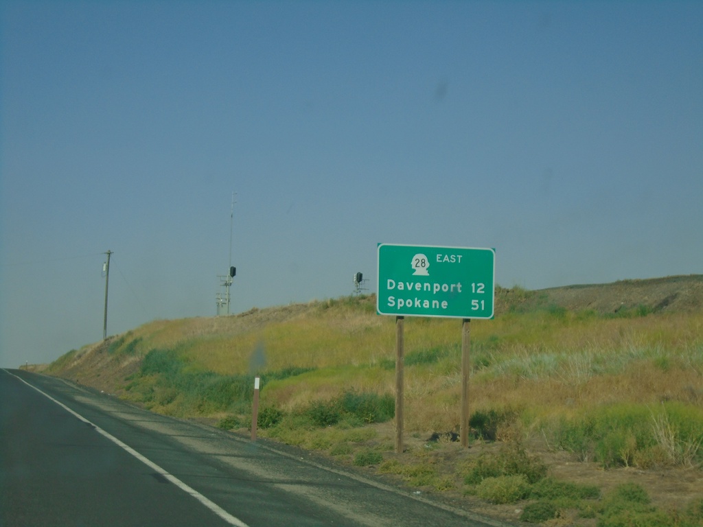 WA-28 East - Distance Marker