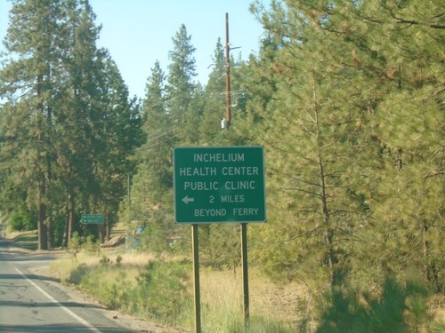 WA-25 North Approaching Gifford Ferry