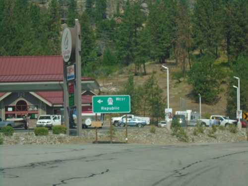 US-395 North/WA-20 West at US-395/WA-20 Split