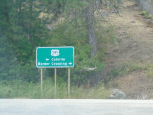 Northport-Flat Creek Road at US-395