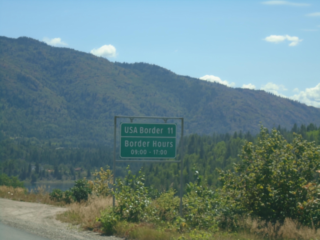BC-22A South - Distance Marker