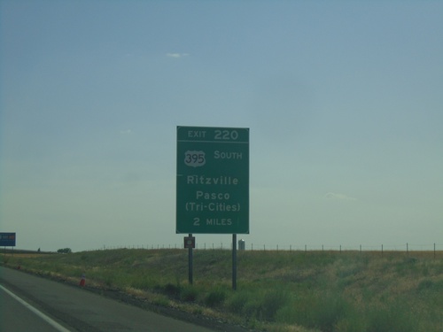 I-90 West - Exit 220