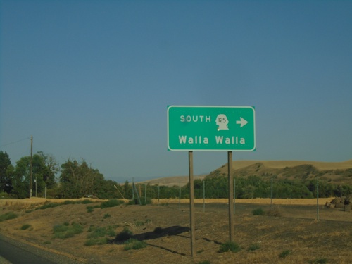 WA-124 East at WA-125 South