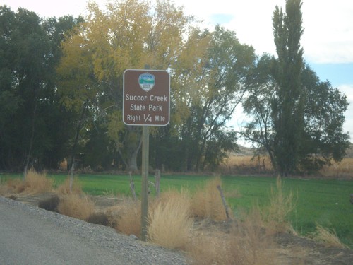 OR-201 South Approaching Succor Creek Road