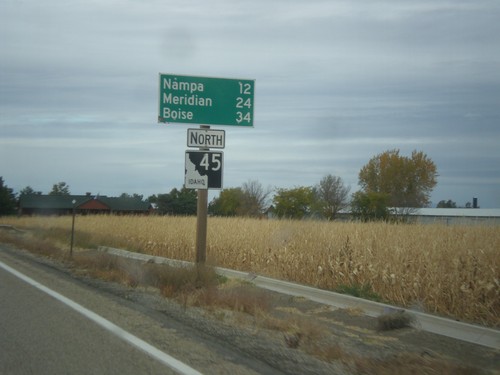 ID-45 North - Distance Marker