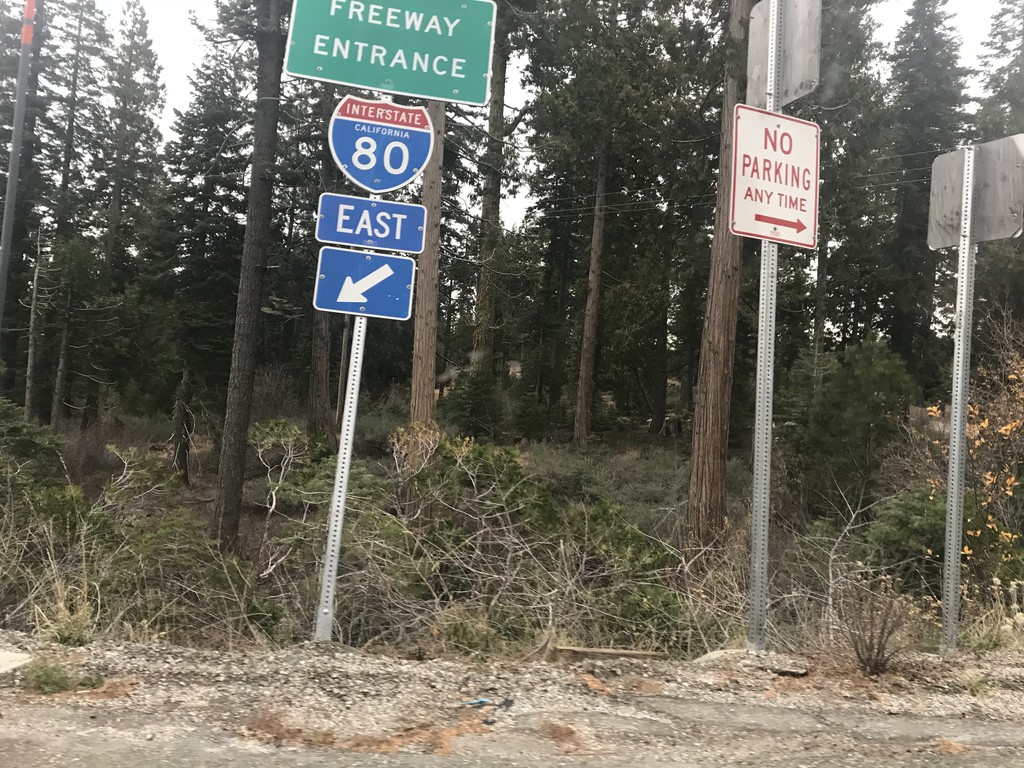 I-80 East Onramp at Yuba Gap Interchange