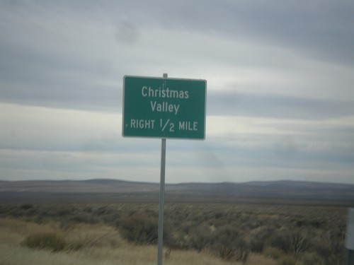 US-395 South Approaching Christmas Valley Junction