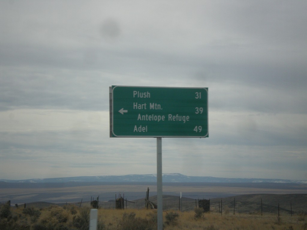 US-395 South - Hogback Road Jct.