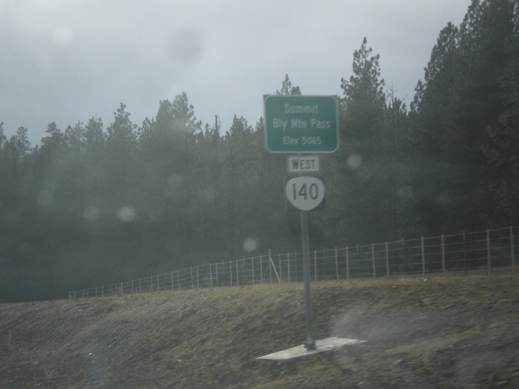 OR-140 West - Bly Mountain Pass