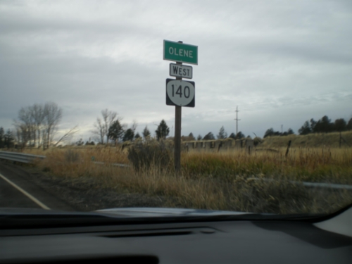 OR-140 West - Olene