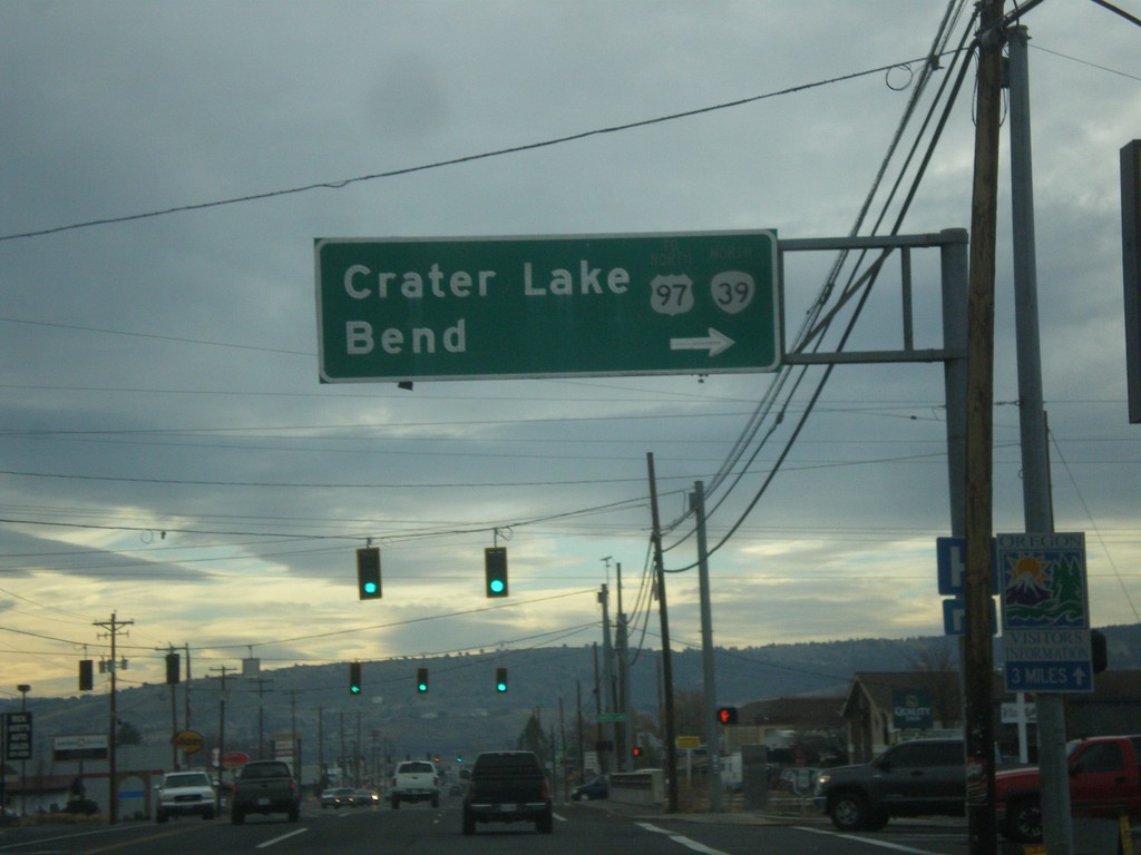 OR-39 North (6th St.) at Crater Lake Parkway