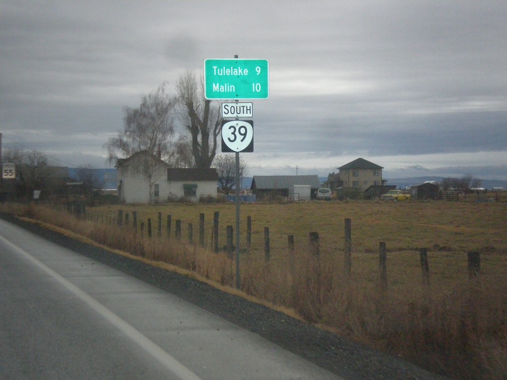 OR-39 South - Distance Marker