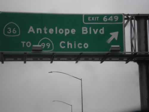 I-5 South - Exit 649