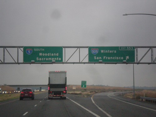 I-5 South at Exit 553