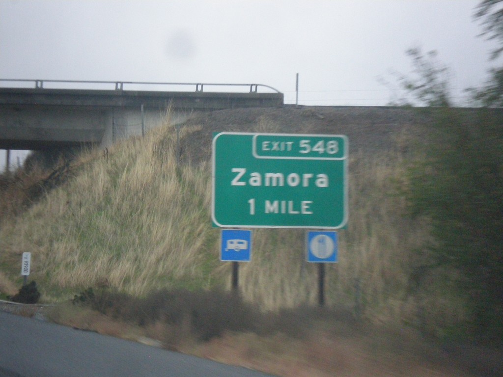 I-5 South - Exit 548