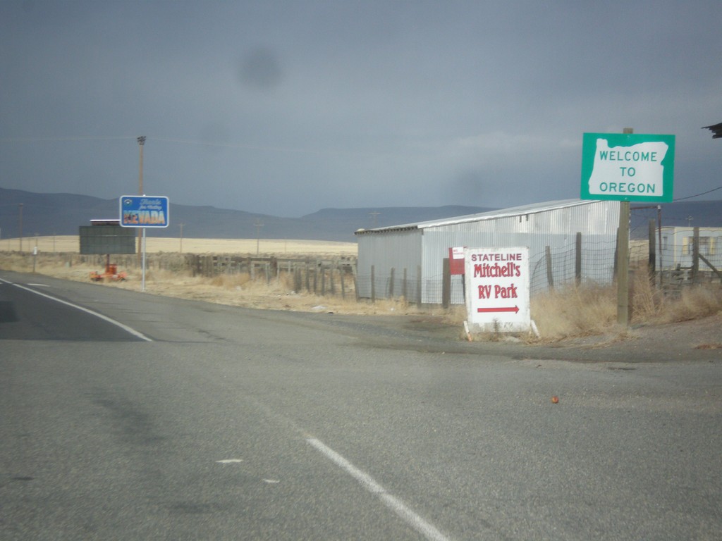 US-95 North - Welcome To Oregon