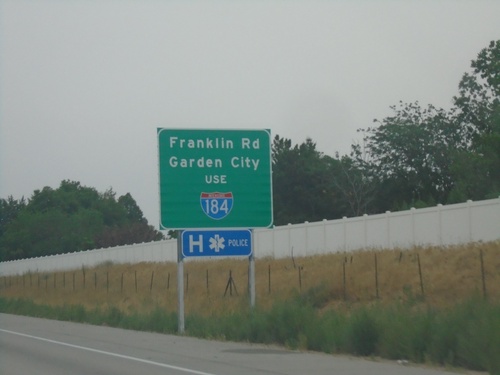 I-84 East Approaching I-184 Junction