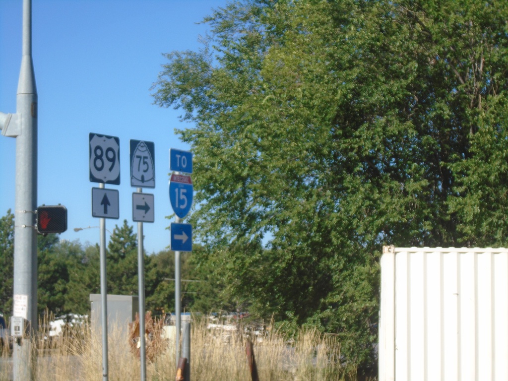 US-89 South at UT-75/To I-15