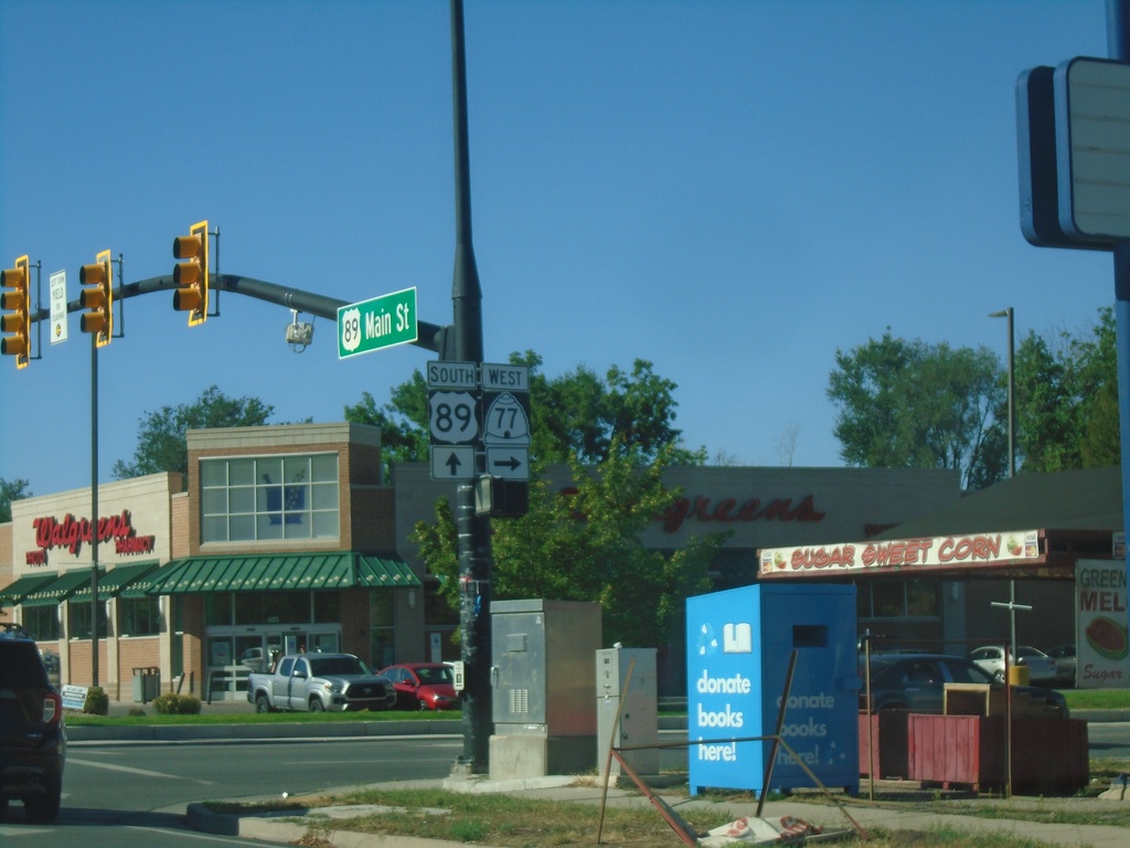 US-89 South at UT-77