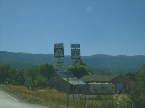 US-89 South at UT-31