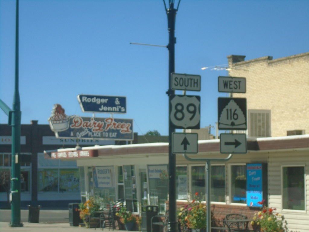 US-89 South at UT-116