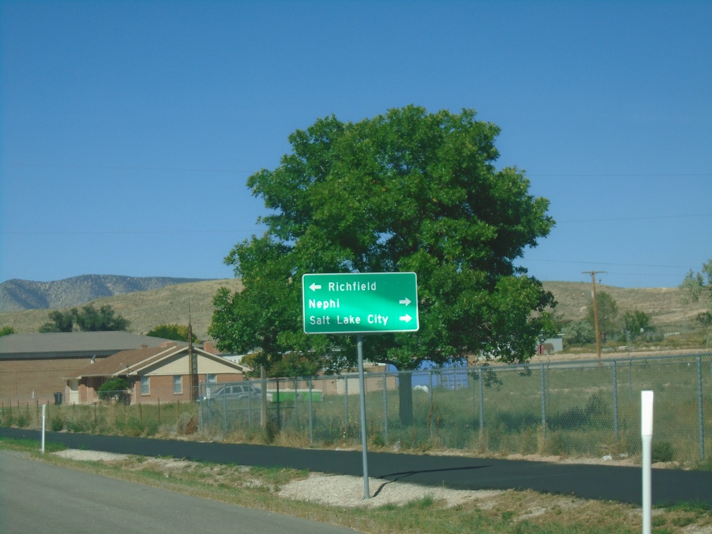 US-89 South Approaching UT-28