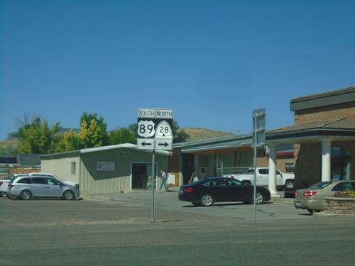 US-89 South at UT-28 North - Gunnison