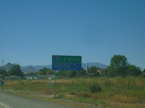 I-70 Information on US-89 South