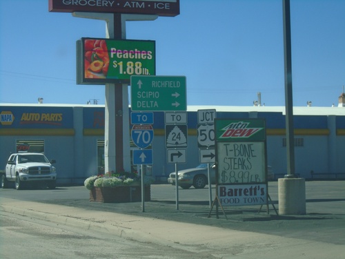 US-89 South at US-50/To UT-24/To I-70