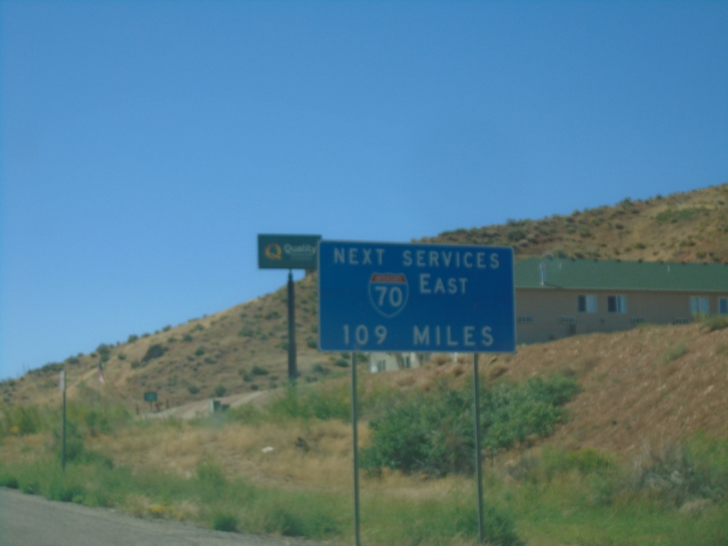 US-89 South/US-50 East Approaching I-70