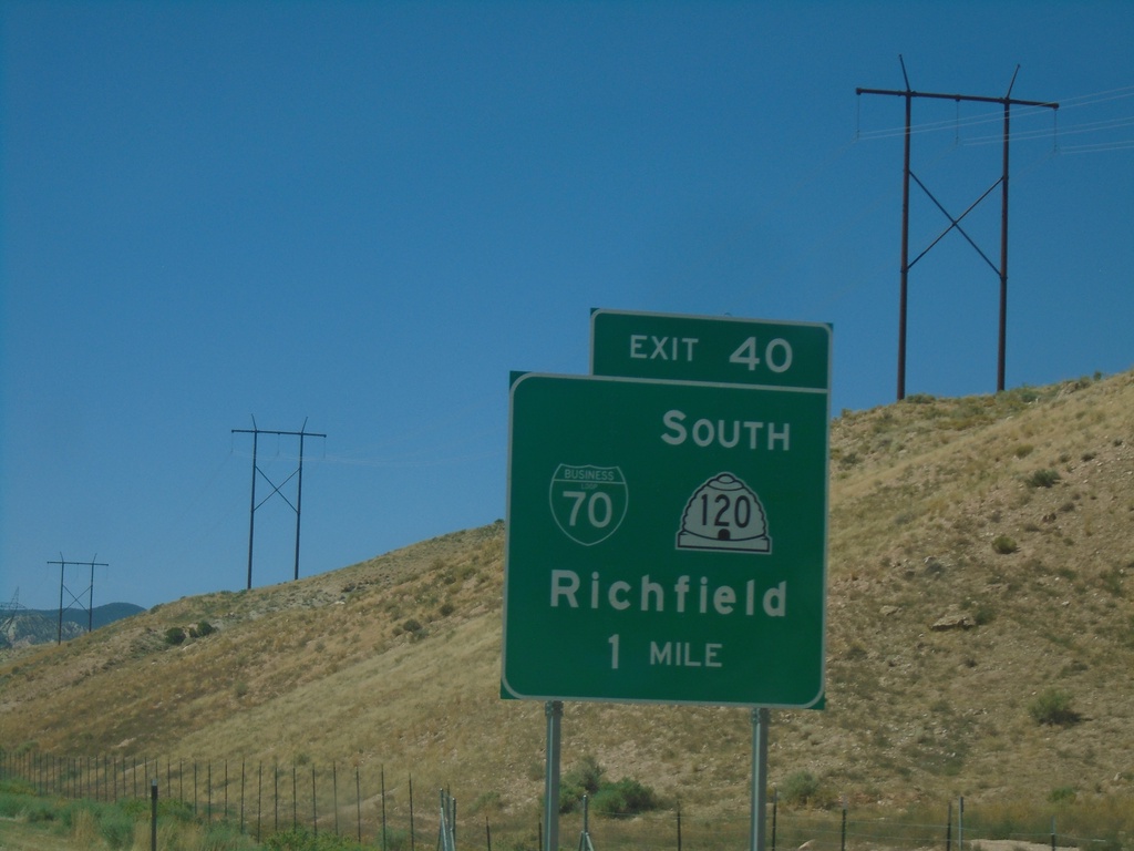 I-70 West - Exit 40