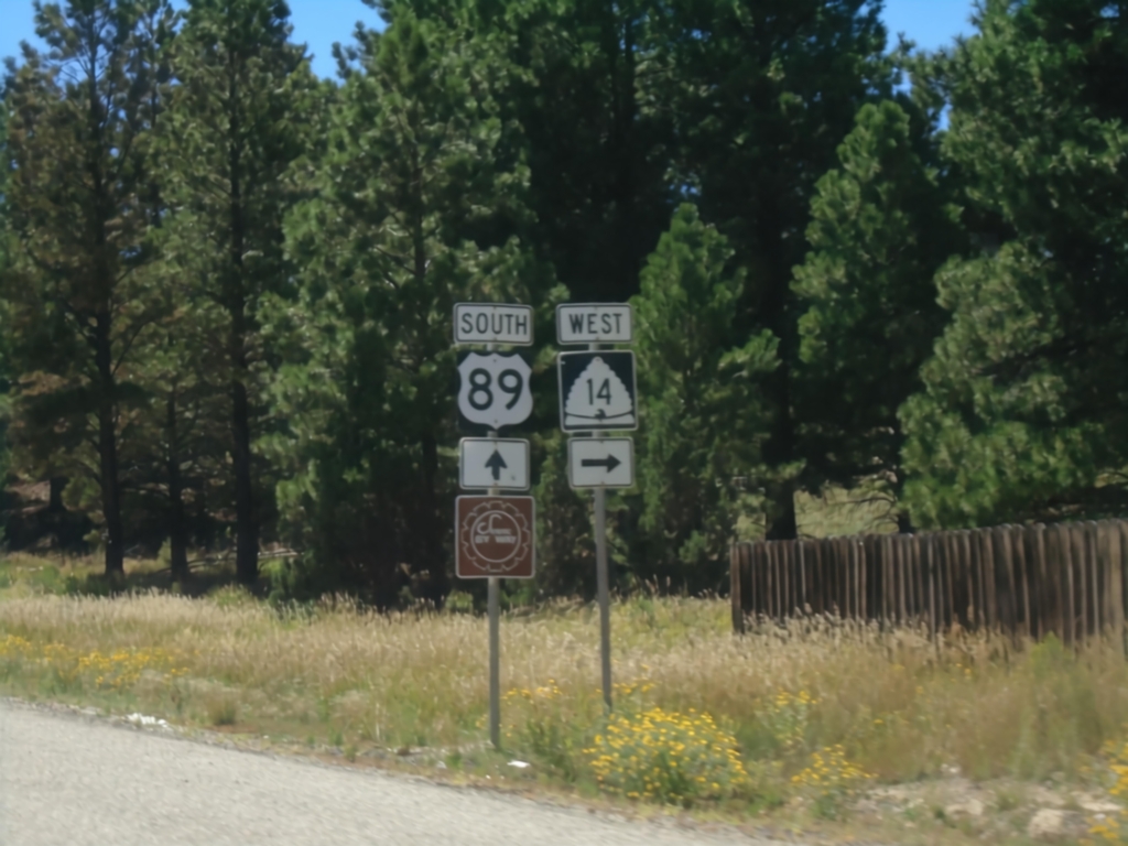 US-89 South Approaching UT-14